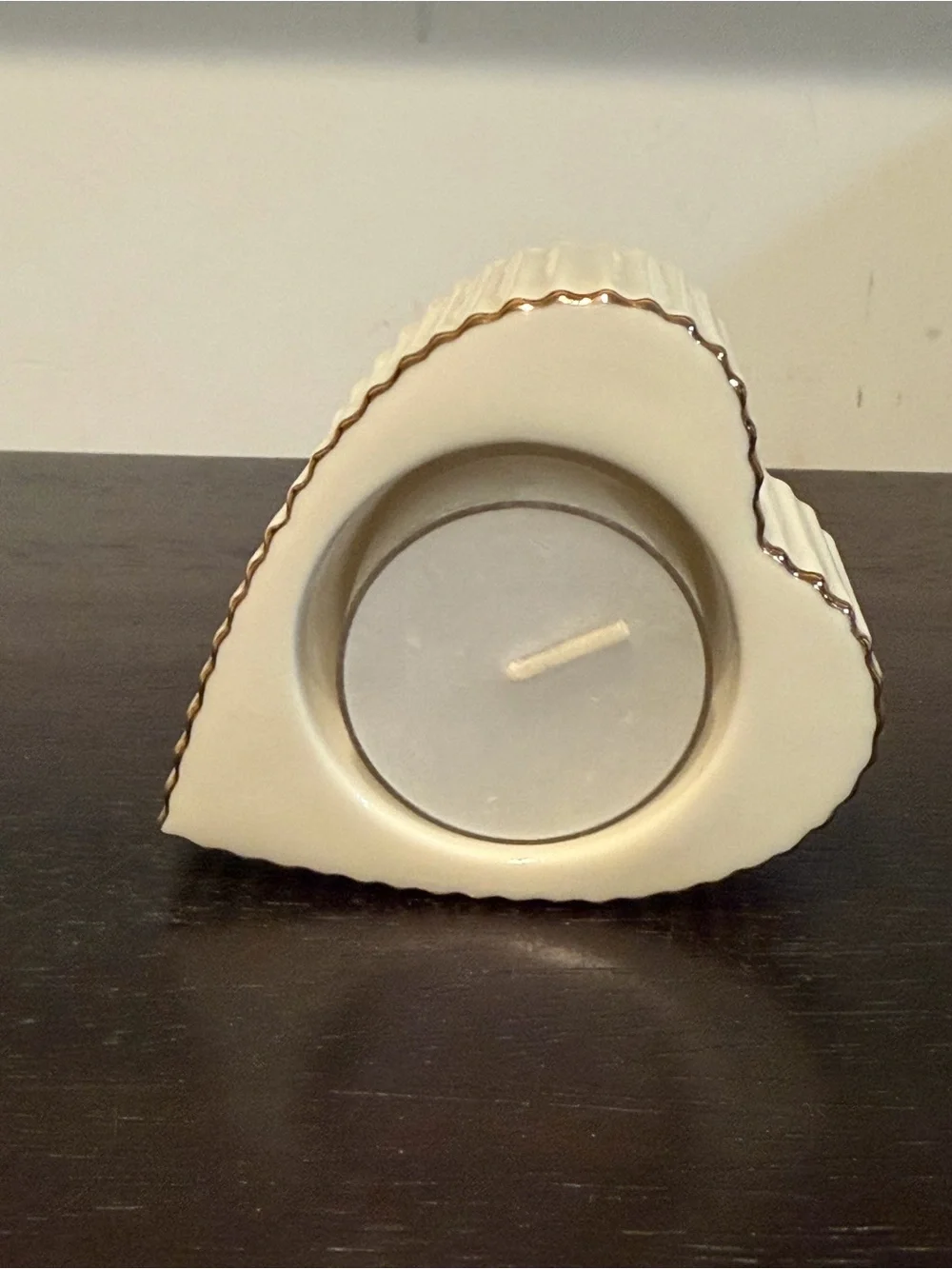 Lenox Ivory Heart-Shaped Votive Candle Holder